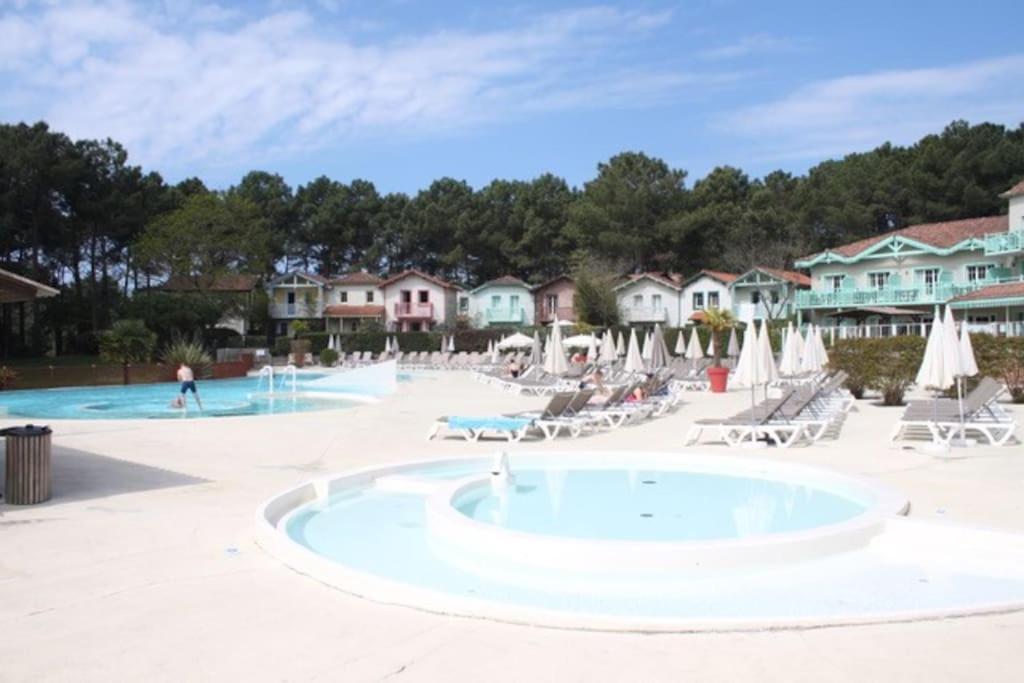 Appart' Dans Les Pins, Ocean, Lac, Piscine Lacanau Exteriör bild